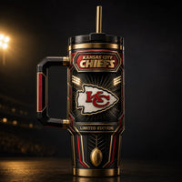 KC Arrowhead Emblem - A Study in Crimson, Black and Gold