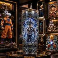 Awakened Instinct - Goku Wrapped in Silver Aura