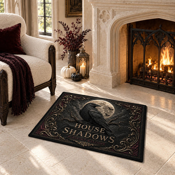 House of Shadows - A Gothic Raven Doormat With Presence - main