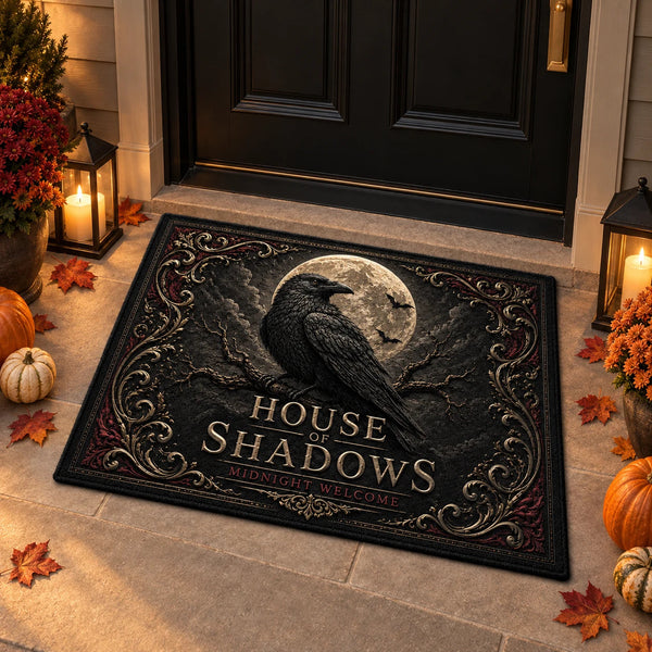 House of Shadows - A Gothic Raven Doormat With Presence - main