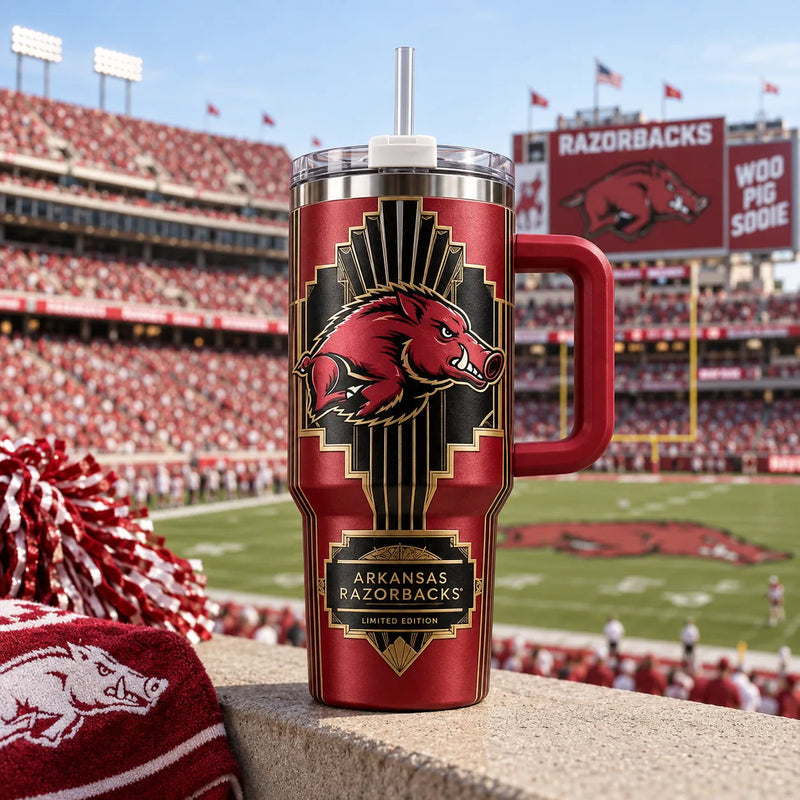ARK Crimson Deco - Razorback Crest Tumbler